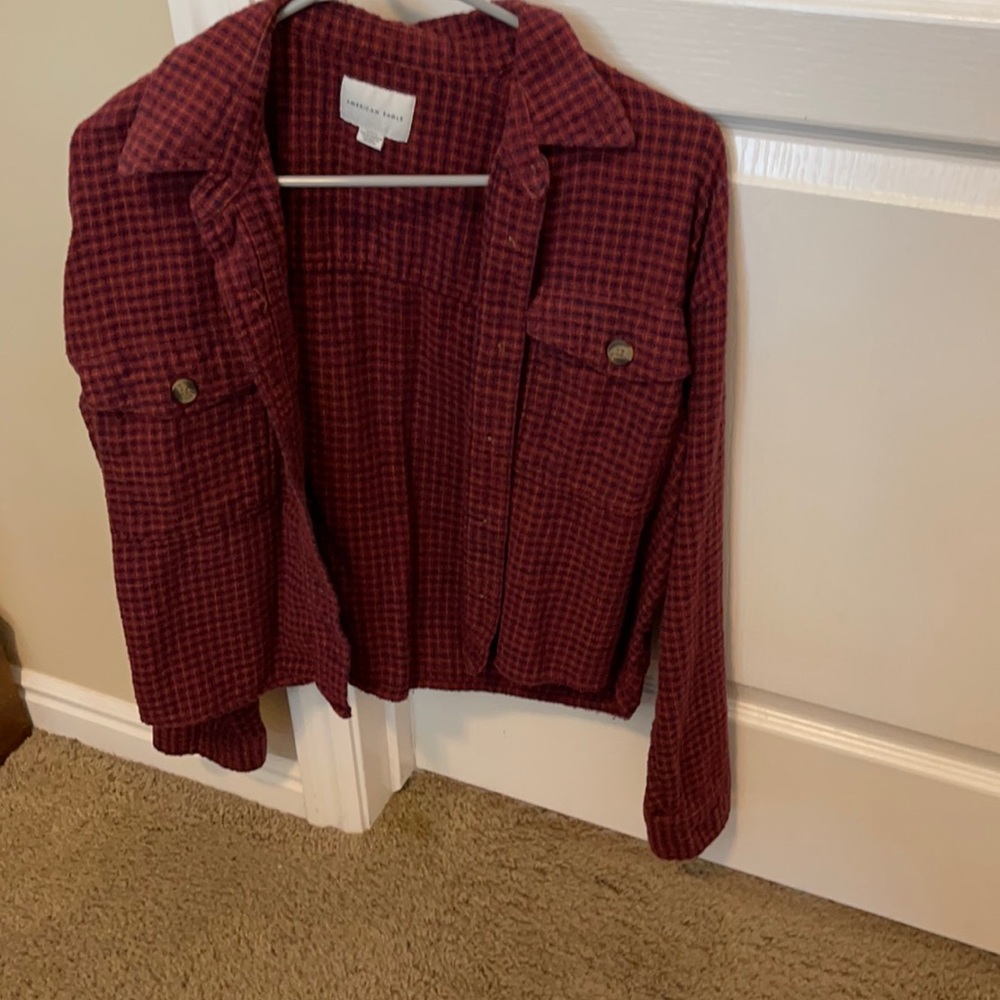 This is an American eagle shirt size S